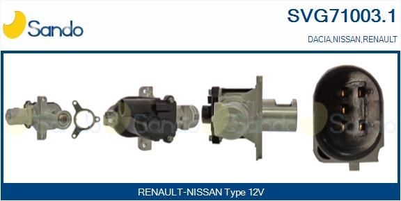 SANDO EGR-ventil SVG71003.1 EGR ventil SANDO Dacia LOGAN SVG71003.1