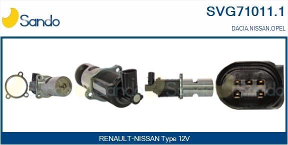 SANDO EGR-ventil SVG71011.1 EGR modul SANDO Dacia LOGAN SVG71011.1