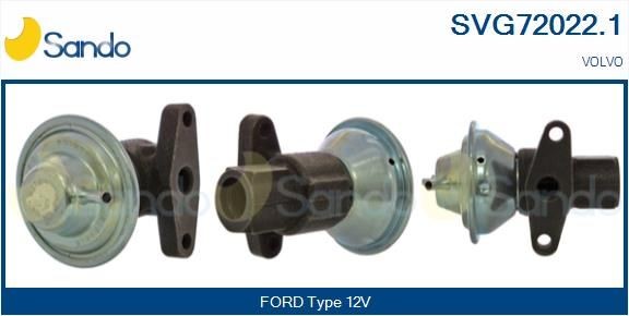 SANDO Izpl. gāzu recirkulācijas vārsts SVG72022.1 EGR vārsts SANDO Volvo XC60 SVG72022.1