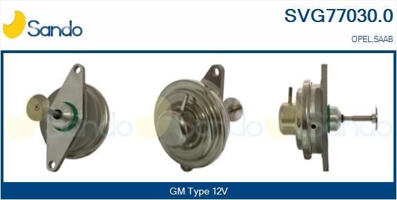 SANDO EGR-ventil SVG77030.0 SVG77030.0 EGR ventil SANDO OPEL CORSA