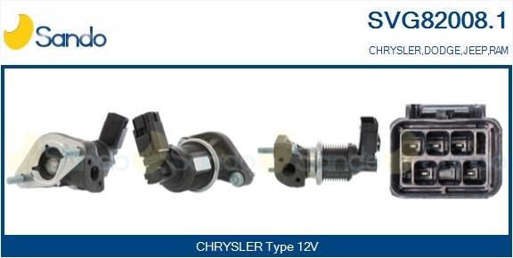 SANDO Vanne EGR SVG82008.1 SVG82008.1 EGR DODGE NITRO SANDO