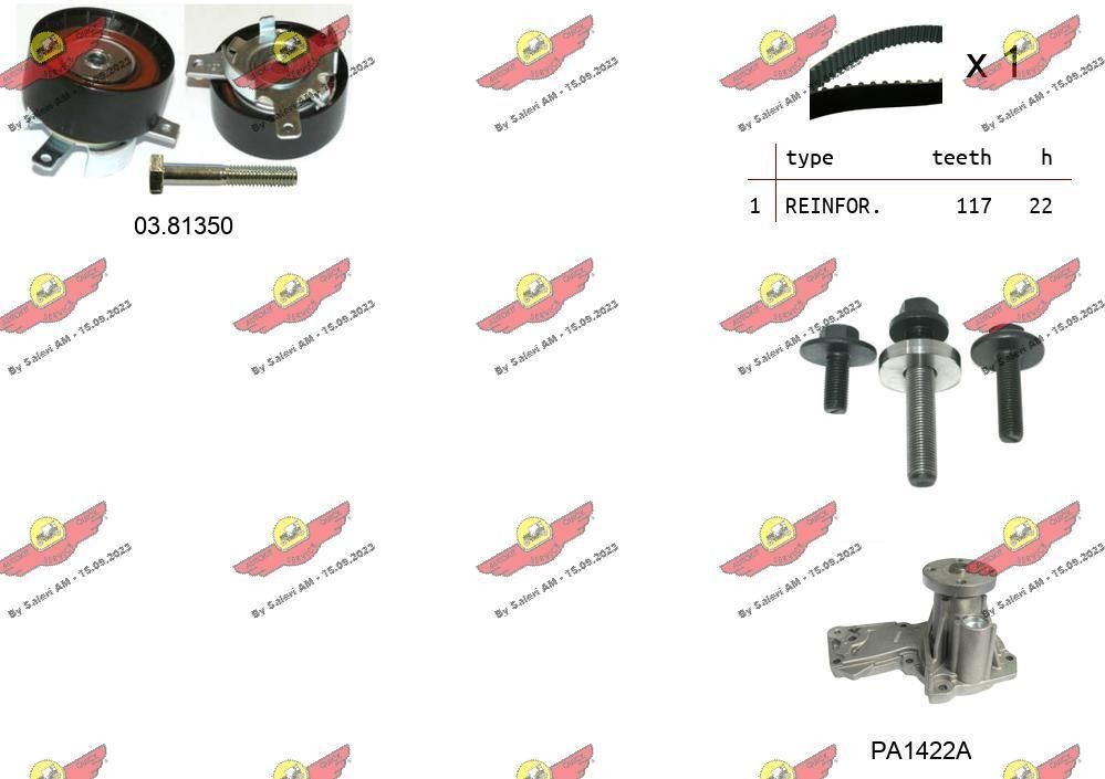 AUTOKIT Σετ οδοντωτού ιμάντα 04.5284PA 04.5284PA AUTOKIT Σετ ιμάντα χρονισμού Hyundai φθηνά