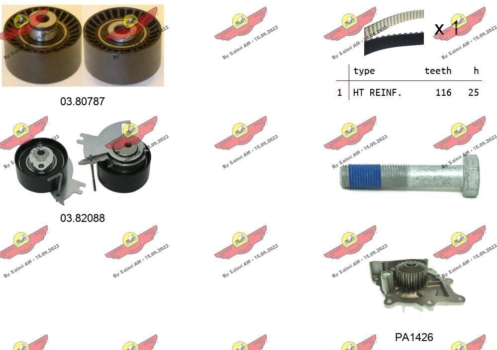 AUTOKIT Registerreimsett 04.5406PA Registerreimsett AUTOKIT LAND CRUISER 04.5406PA billige