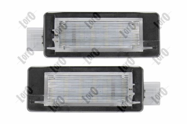 ABAKUS Nummerpladelys L42-210-0003LED ABAKUS L42-210-0003LED Renault Trafic II Ladvogn Pære nummerpladelys pris
