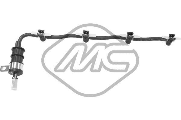 Metalcaucho Letku, polttoaineen ylivuoto 92184 FIAT TORO letku, polttoaineen ylivuoto Metalcaucho 92184