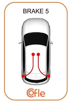 COFLE Cabo de aço, travão de estacionamento 92.1.VK024 COFLE 92.1.VK024 Cabo do freio de mão VW Passat B7 Sedan a um preço acessível