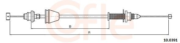 COFLE Câble d'accélérateur 92.10.0391 COFLE 92.10.0391 Câble d'accélérateur Dacia Dokker Break à un prix avantageux