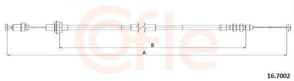 COFLE Throttle cable 92.16.7002 COFLE 92.16.7002 genuine Corolla IX Saloon (E120) throttle cable price