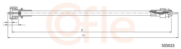 COFLE Spidometra trose 92.S05023 92.S05023 COFLE Spidometra trose Citroën lēti