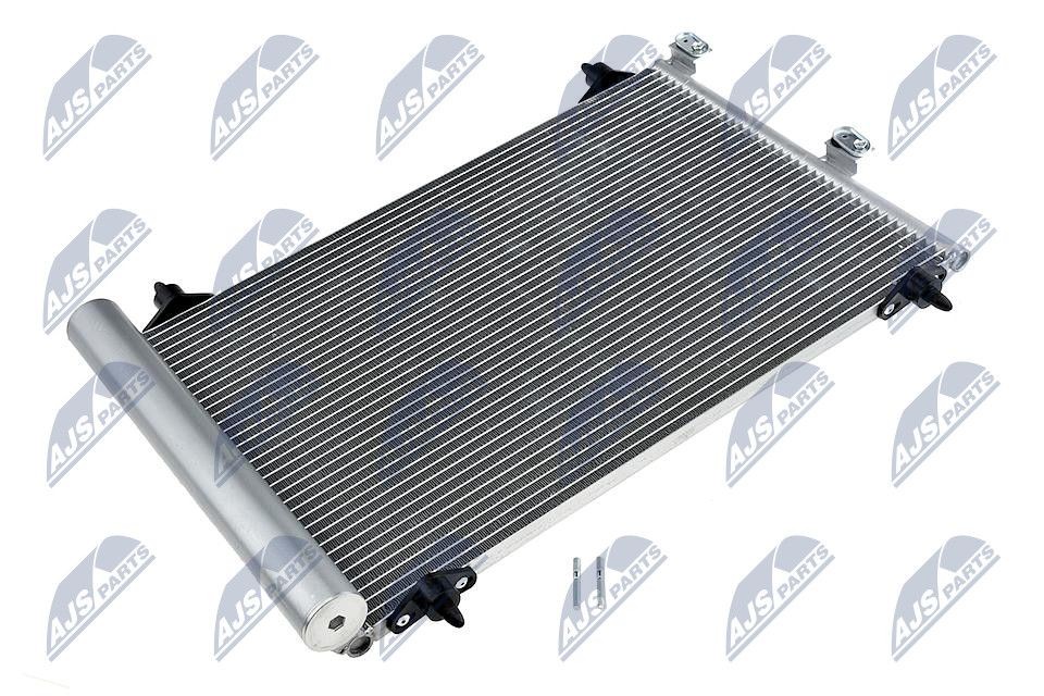 NTY Kondensator, klimaanlegg CCS-CT-012 Ac radiator NTY Peugeot 2008 CCS-CT-012