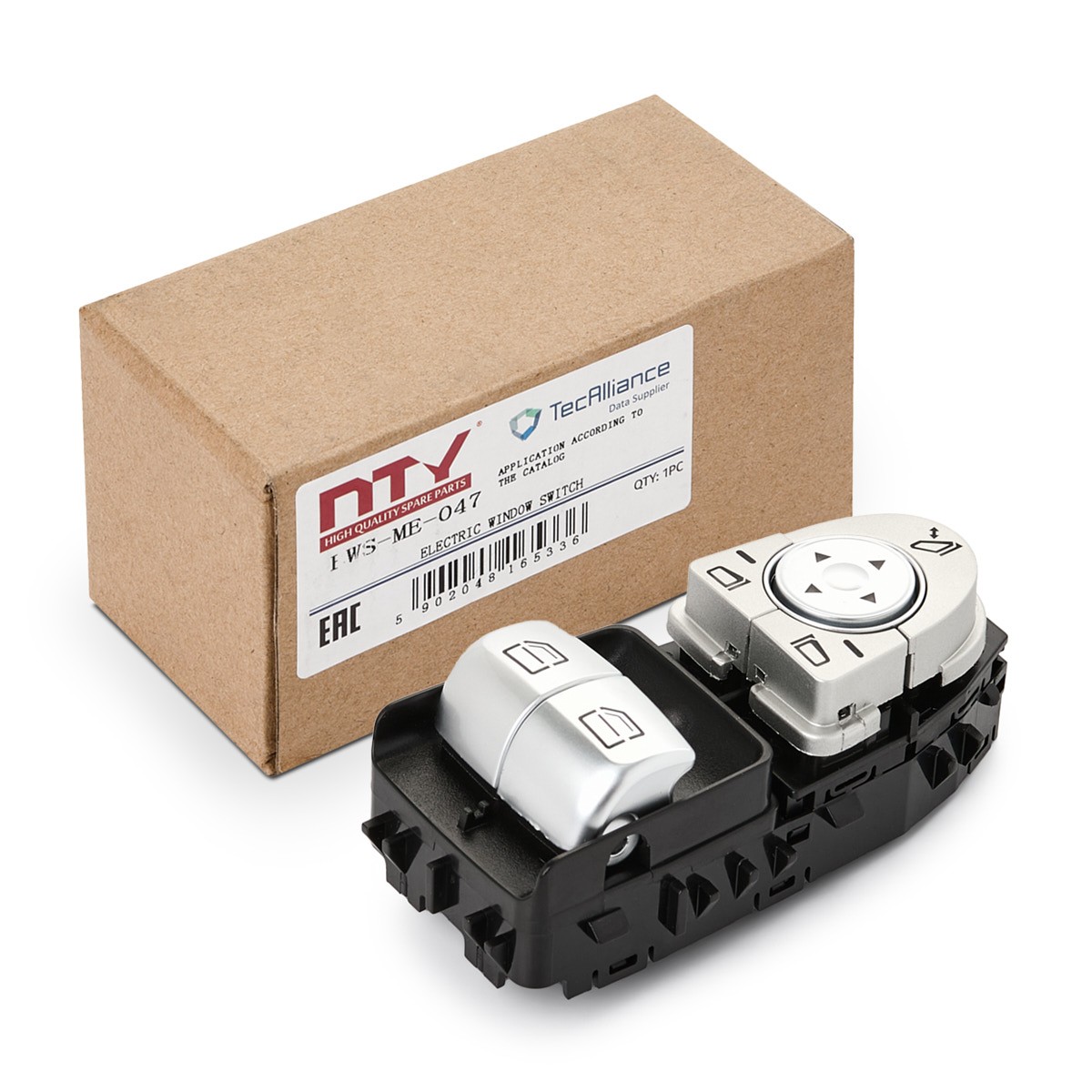 NTY Interruptor, elevadores dos vidros EWS-ME-047 NTY EWS-ME-047 originais Comando de vidros PEUGEOT 106 preço