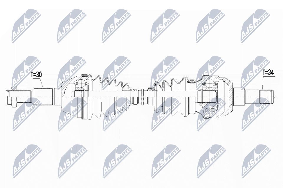Drivaksel NTY NPW-PL-085 NTY NPW-PL-085 Drivaksel OPEL ANTARA 2009