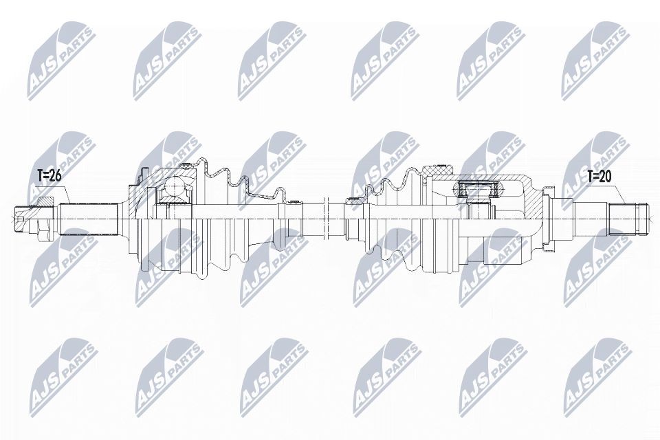 NTY Hnací hriadeľ NPW-TY-117 NTY NPW-TY-117 originálne Hnací hriadeľ Toyota Urban Cruiser XP11 cena