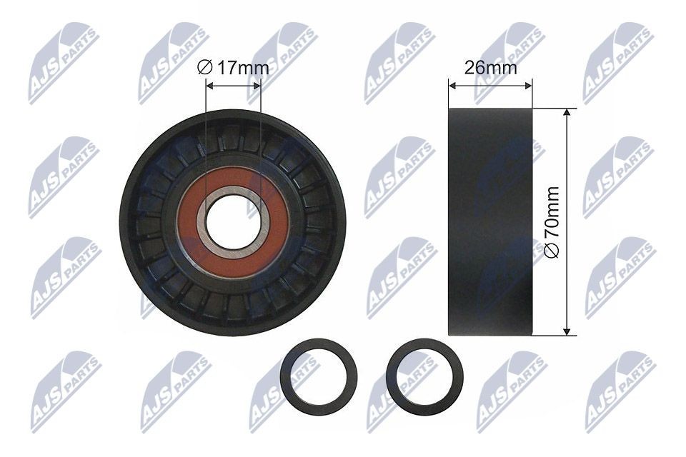 NTY Spanrol, poly V-riem RNK-BM-004 Spanrol poly v riem MITSUBISHI NTY RNK-BM-004