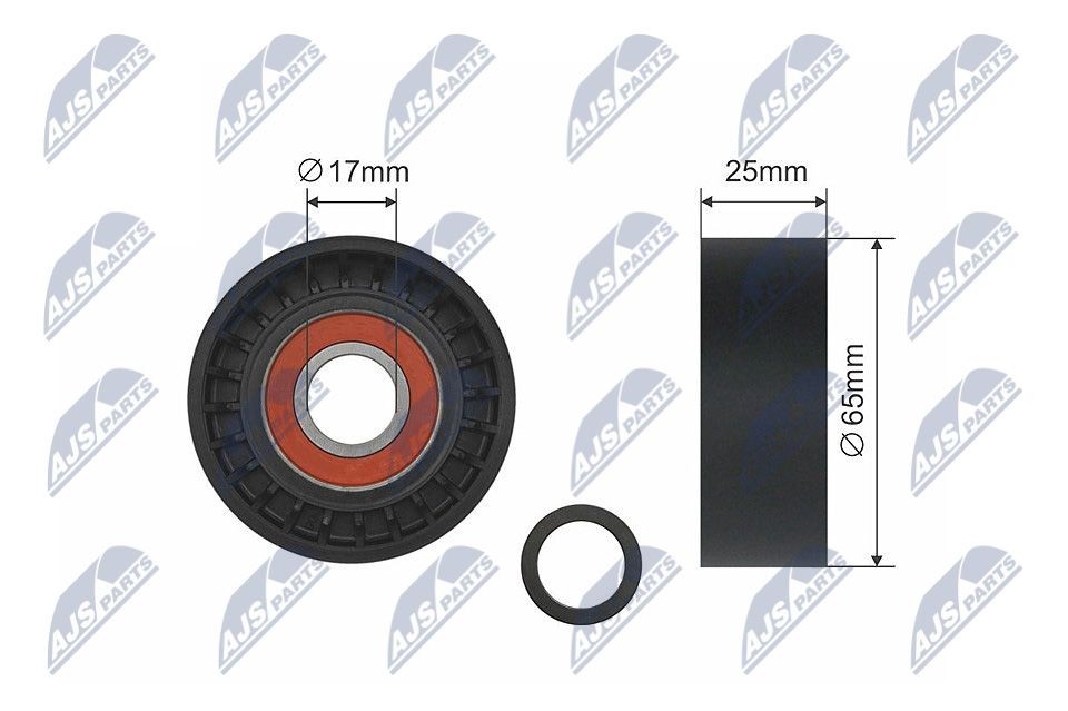 Rullo tenditore cinghia Poly-V NTY RNK-CH-003 NTY RNK-CH-003 costo Rullo tendicinghia Dodge CALIBER 2006