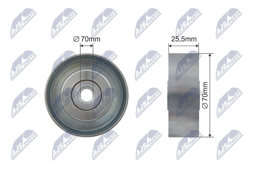 NTY Poulie, tendeur de courroie d'accessoire RNK-CH-013 RNK-CH-013 Galet tendeur NTY SUBARU OUTBACK
