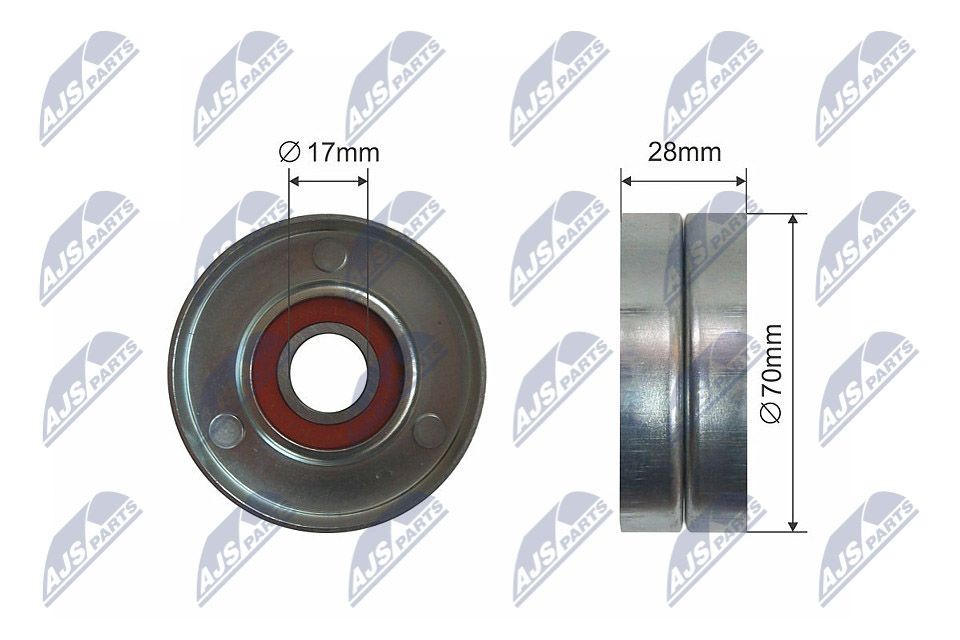 NTY Spännrulle, aggregatrem RNK-KA-004 NTY RNK-KA-004 Spännrulle Hyundai Elantra 3 original