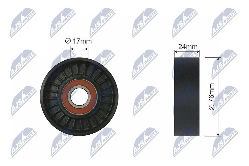 NTY Spännrulle, aggregatrem RNK-LR-010 NTY RNK-LR-010 Spännrulle Land Rover Freelander 2 original