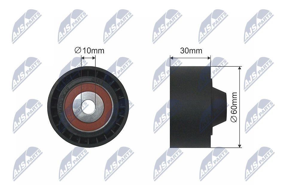 NTY Umlenkrolle Keilrippenriemen RNK-RE-005 Führungsrolle NTY KANGOO RNK-RE-005 günstig