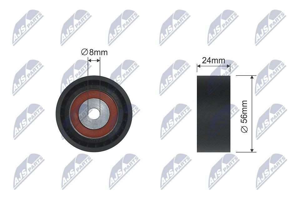 NTY Umlenkrolle Keilrippenriemen RNK-RE-007 RNK-RE-007 Umlenk Führungsrolle RENAULT KANGOO NTY kaufen