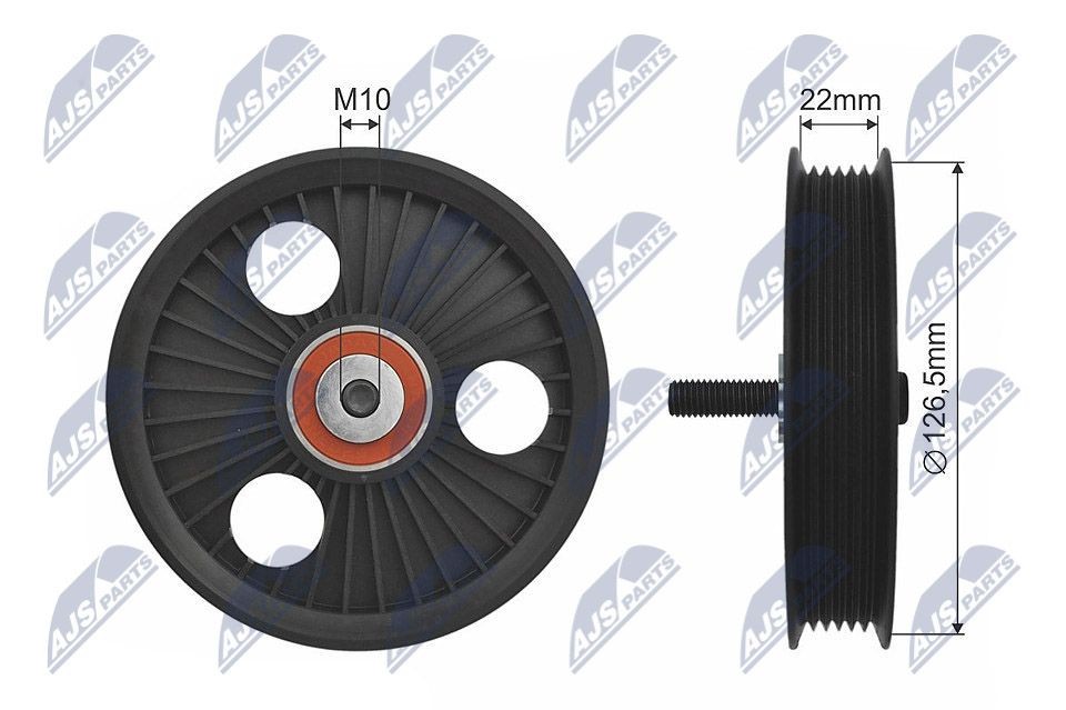 NTY Galoppino guidacinghia, cinghia Poly-V RNK-RE-008 RNK-RE-008 Galoppino MERCEDES-BENZ VITO NTY costo