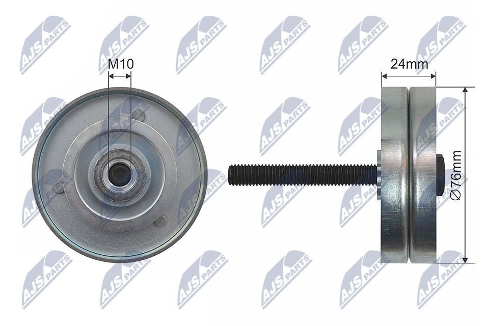 NTY Umlenkrolle Keilrippenriemen RNK-VW-009 Preis Skoda 6Y3 Umlenkrolle RNK-VW-009 NTY