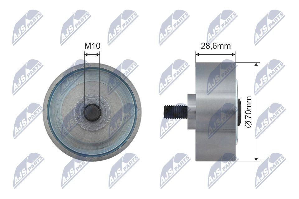 NTY Geleiderol / omdraairol v-snaren RRK-TY-004 NTY RRK-TY-004 Geleiderol Toyota Hiace 4 prijs