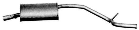PEDOL Rear silencer 012.057 012.057 PEDOL exhaust silencer for FIAT MAREA