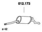 Bagpotte PEDOL 012.173 PEDOL 012.173 Lydpotte sport og universal Fiat PUNTO 2011