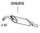 PEDOL Marmitta 018.015 018.015 Marmitta posteriore Volkswagen PASSAT PEDOL costo