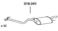PEDOL Marmitta 018.041 018.041 costo Marmitta posteriore Volkswagen PASSAT PEDOL
