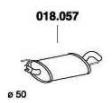 PEDOL Bakre eksospotte 018.057 PEDOL 018.057 Bakre lyddemper Hyundai STELLAR originale