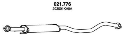PEDOL Mittelschalldämpfer 021.776 021.776 Mittelschalldämpfer NISSAN NOTE PEDOL kaufen