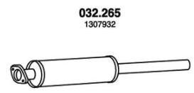 PEDOL Πρώτο σιλανσιέ 032.265 Πρώτο σιλανσιέ PEDOL Toyota YARIS 032.265