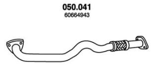 Voorpijp PEDOL 050.041 PEDOL 050.041: Tussenpijp Alfa Romeo 156 1999