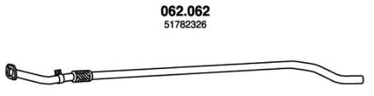 PEDOL Udstødningsrør 062.062 Udstødningsrør PEDOL HYUNDAI 062.062