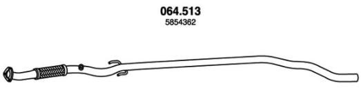 PEDOL Tubo gas scarico 064.513 064.513 Tubo gas scarico PEDOL CHEVROLET CRUZE costo