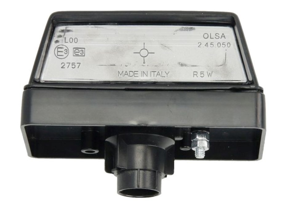 OLSA Φωτισμός πινακίδας κυκλοφορίας 2.45.053.00 Εξαρτήματα φωτισμού πινακίδας IVECO OLSA 2.45.053.00