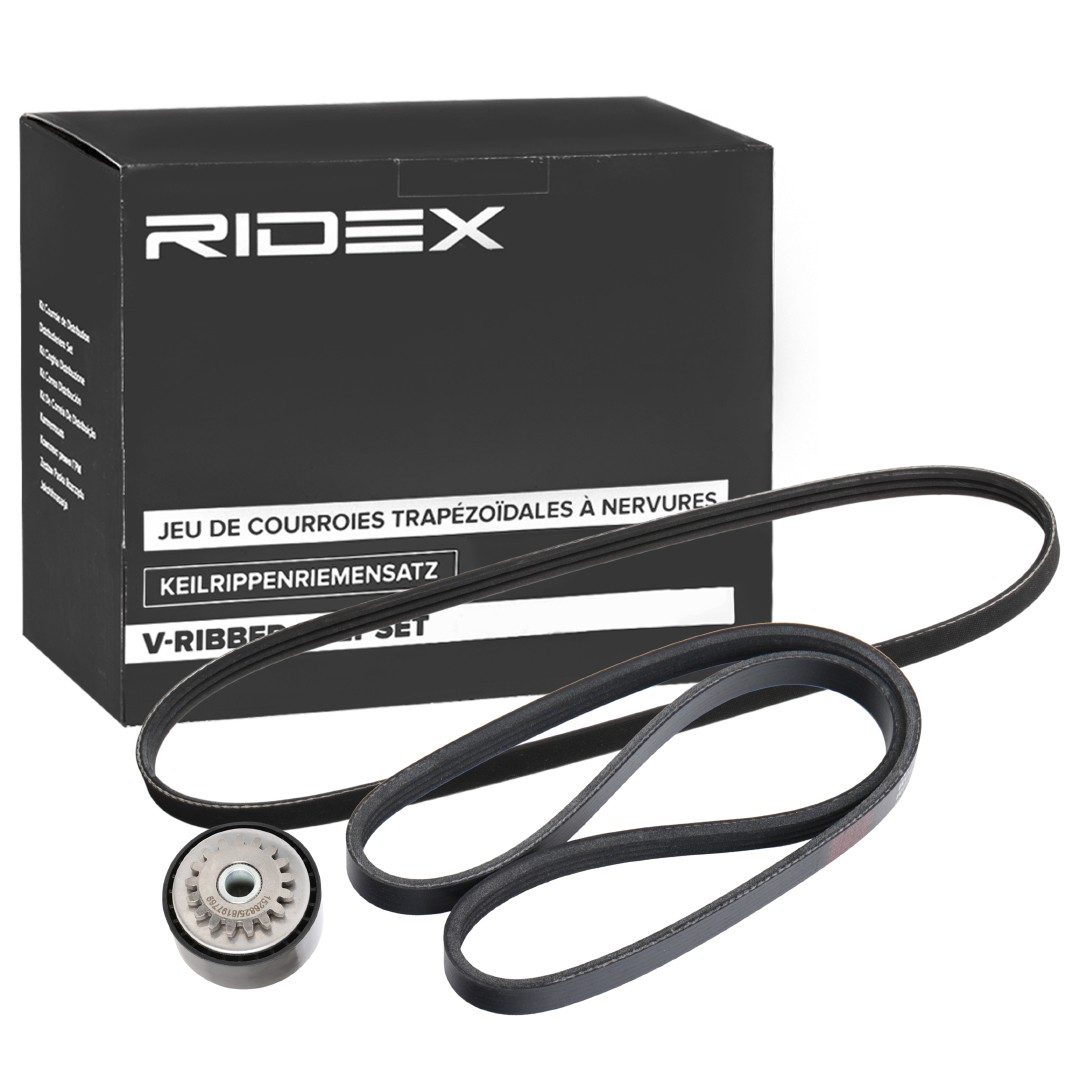 RIDEX Kileremssæt 542R0759 Kileribberemssæt RIDEX Dacia LOGAN 542R0759