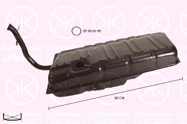 KLOKKERHOLM Kraftstofftank 9526018 9526018 Benzintank SKODA SCALA KLOKKERHOLM kaufen