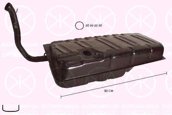 KLOKKERHOLM Ρεζερβουάρ καυσίμων 9526019 9526019 Δεξαμενή καυσίμου FORD USA EXPLORER KLOKKERHOLM