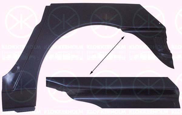KLOKKERHOLM Sidewall 9590582 KLOKKERHOLM 9590582 Ford Mondeo Mk3 wheel arch replacement