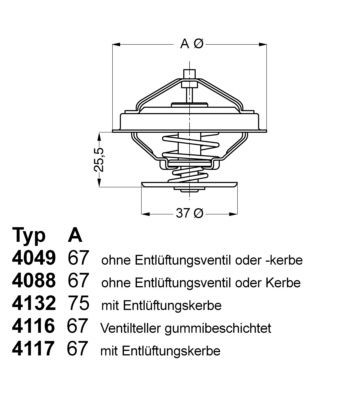 WAHLER Termostats, Dzesēšanas šķidrums 4116.87D1 Termostats WAHLER RX-8 4116.87D1 lēti