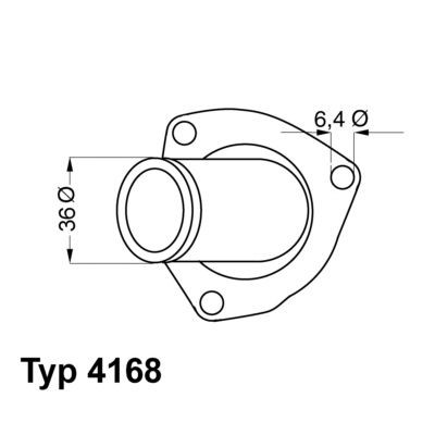 WAHLER Thermostat d'eau 4168.92D Opel SIGNUM Thermostat d'eau WAHLER 4168.92D