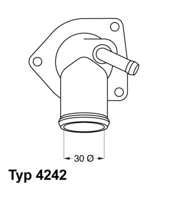 WAHLER Termostaat, Jahutusvedelik 4242.92D 4242.92D Termostaat WAHLER SUBARU TRIBECA