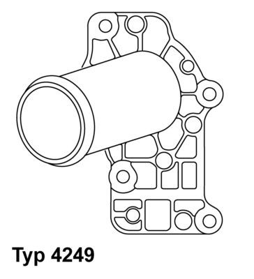 WAHLER Termostat, kylvätska 4249.83D WAHLER 4249.83D Termostat 1212 original
