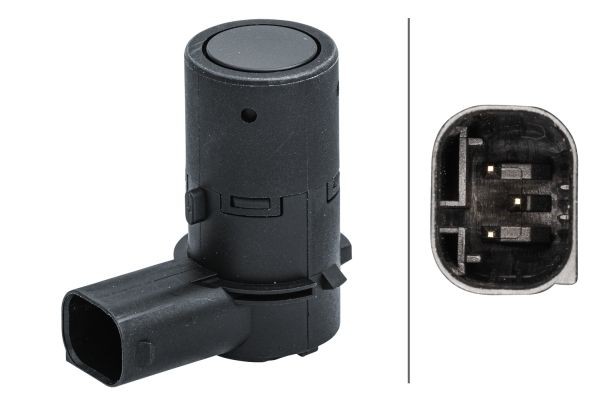 Sensor de estacionamento HELLA 6PX 358 141-511 HELLA 6PX 358 141-511 Sensor ajuda ao estacionamento traseiro esquerdo direito Renault TWINGO 2016