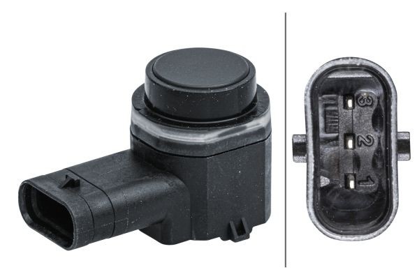 HELLA Capteur de recul 6PX 358 141-531 Capteur de stationnement HELLA GRAND SCÉNIC 6PX 358 141-531 pas cher