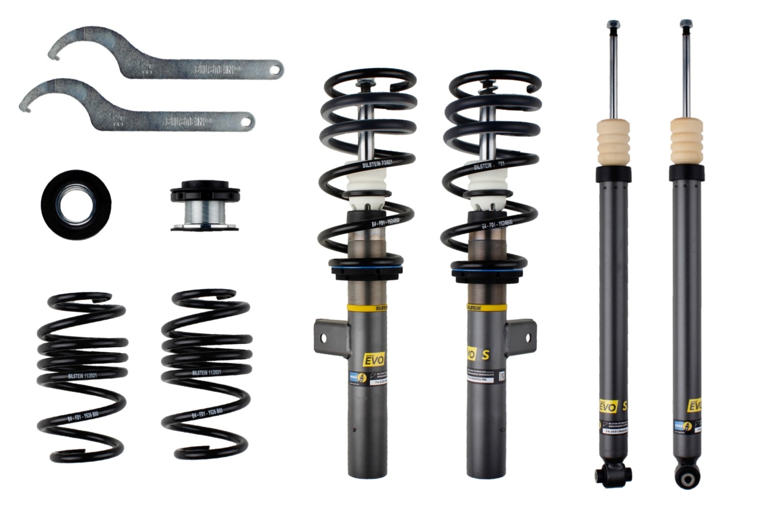 BILSTEIN Jeu de suspensions, ressorts / amortisseurs 47-313798 47-313798 Suspension sport MERCEDES-BENZ GLC BILSTEIN