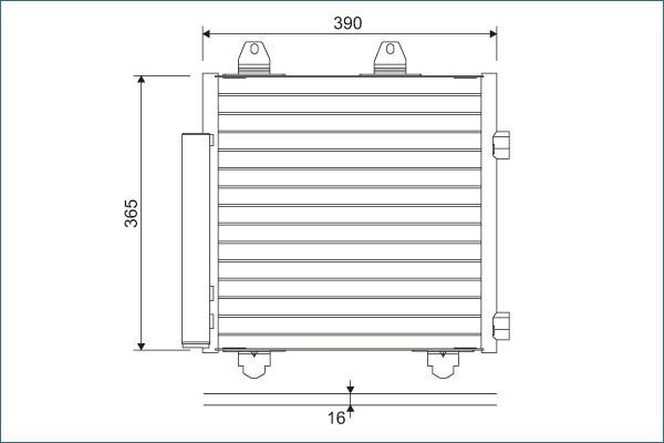 Condensatore climatizzatore VALEO 822577 VALEO 822577 Condensatore aria condizionata Toyota AYGO 2019
